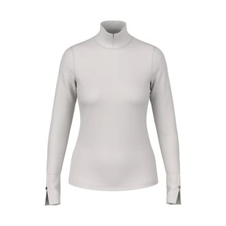 Marc Cain Fitted Longsleeve Top - Dames - Tops - Blauw - Maat: M Katoen