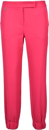 Patrizia Pepe broek - Dames - Straight fit broeken - Roze - M - Polyester - Broeken