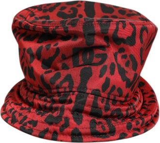 Dolce & Gabbana Crochet Bucket Hat DG Logo - Heren - Hoeden - Veelkleurig - ONE Size - Katoen - Accessoires
