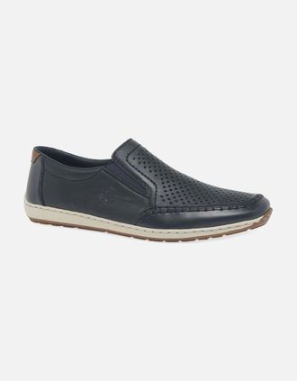 Rieker Mens Pronto Mens Slip On Shoes - Black - Size: 10.5