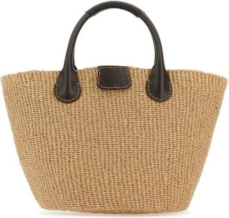 Chlo&eacute; Raffia Large Palma Chloe X Eres Shopping Bag