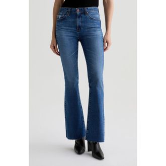 AG - Adriano Goldschmied Farrah Raw Hem Mid Rise Bootcut Jeans in 15 Years Prague at Nordstrom, Size 24 32