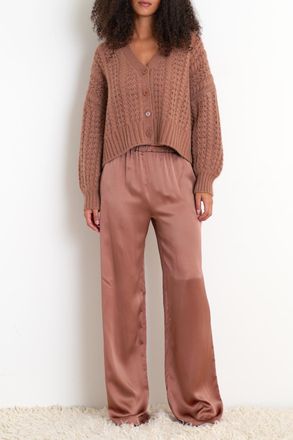 Sablyn Hazel Slouchy Cardigan In Sand