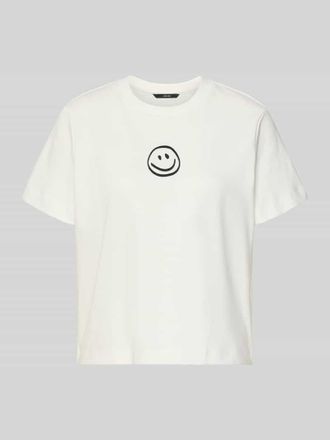 Vero Moda Oversized T-Shirt aus reiner Baumwolle Modell SARA METTE in Weiss, Gr&ouml;&szlig;e XL