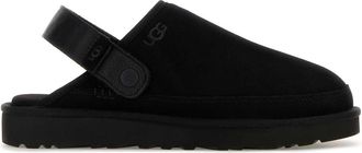 UGG Black Suede Goldencoast Slippers