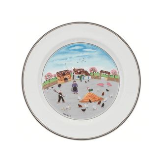 Villeroy & Boch Design Naif Diner Plate: Country Yard