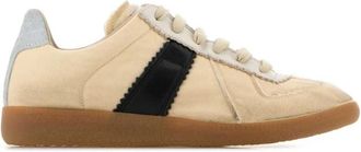 Maison Margiela Replica Sneakers voor Stijlvolle Outfits - Dames - Sneakers - Beige - 38 1/2 EU - Leer - Schoenen
