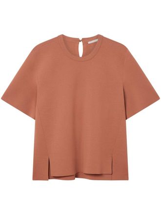 Stella McCartney Iconic Compact knitted top - Brown