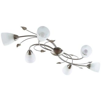 Lindby L&aacute;mpara De Techo yannie En Gris Metal - Lindby
