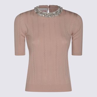 Valentino Garavani Nude Wool Knitwear
