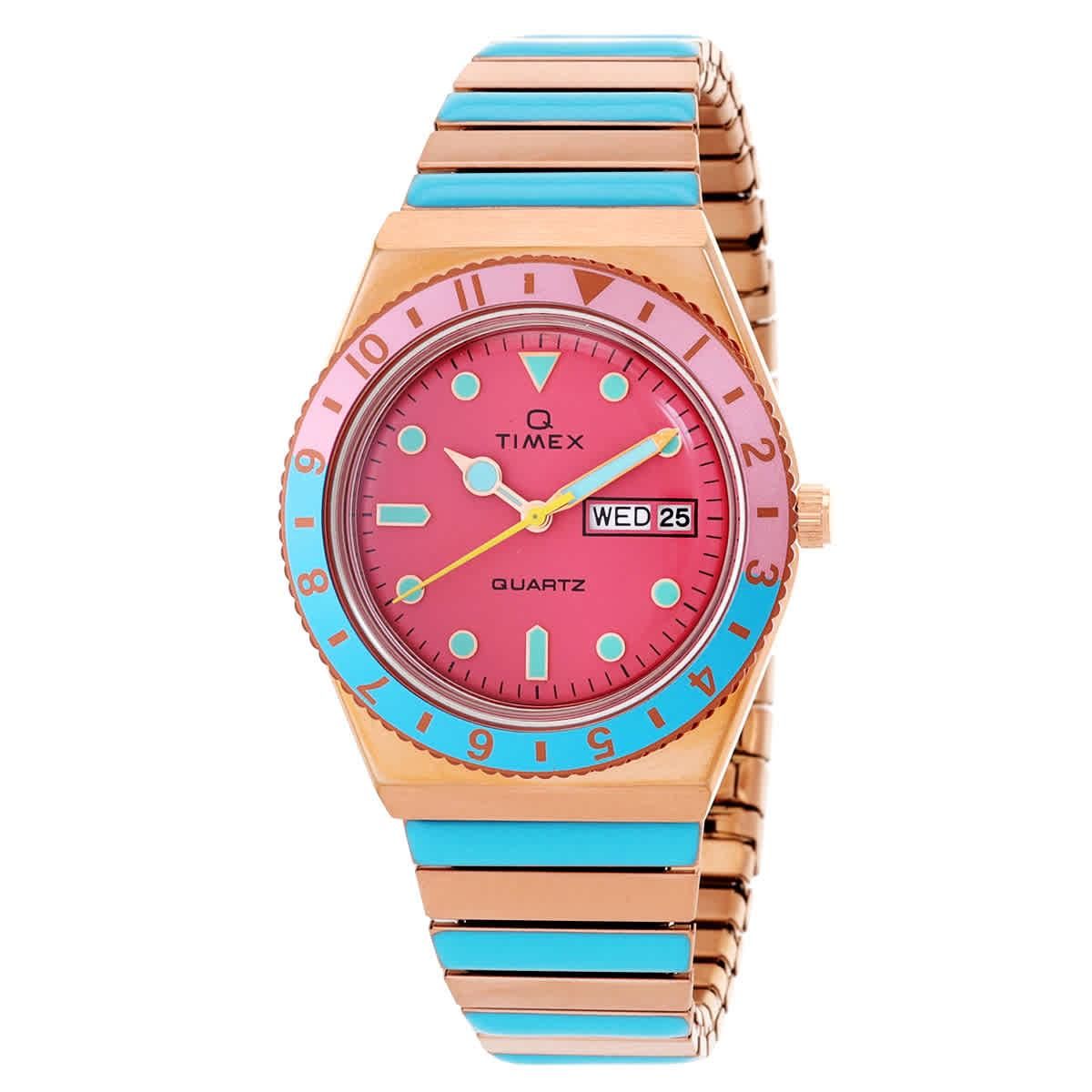 Akribos XXIV Quartz Diamond Rose Dial Ladies Watch AK882PK 
