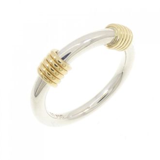 Tiffany & Co. Yellow Gold (18K) Silver 925 Band Ring (Pre-Owned)