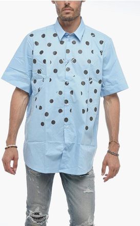 Raf Simons Short Sleeve Polka Dots Classic Collar Shirt size 52