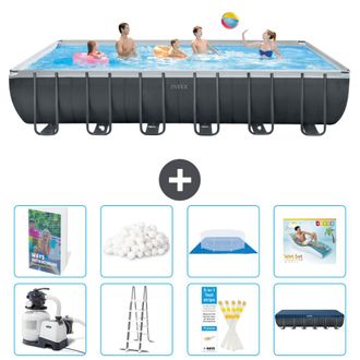 Intex Piscina Ultra Xtr Rectangular - 732x366x132 Cm - 9-piezas S527