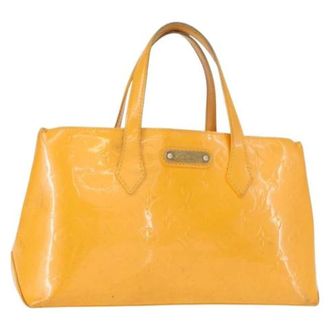 Louis Vuitton Pre-owned Vintage Handtas - Dames - Pre-owned - Geel - Maat: ONE Size Leer