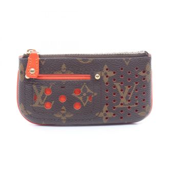 Louis Vuitton Brown Orange Monogram Pvc Coated Canvas Leather Coin Purse/Coin Case (Pre-Owned)