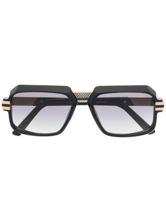 Cazal rectangle-frame tinted sunglasses - unisex - Acetate - One Size - Black