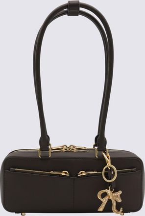 Self Portrait Brown Leather Top Handle Bag