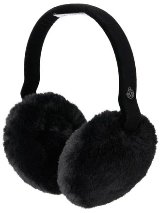 Maison Michel Morgana ear muffs - women - Cotton/Polyester - One Size - Black