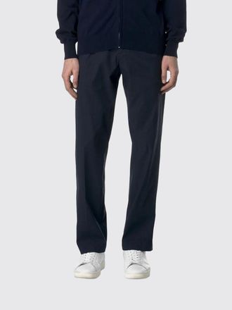 K-Way Pantaloni sartoriali slim fit in gabardine con passanti in vita