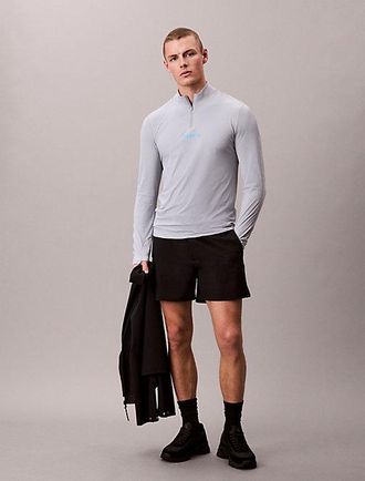 Calvin Klein Performance 1/4 Zip Long Sleeve Gym T-shirt