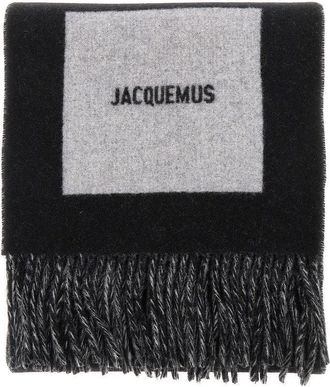 Jacquemus Rond Carr&eacute; wool scarf Woman One Size