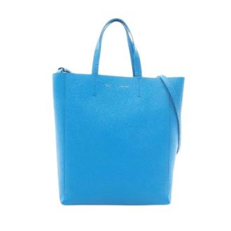 Celine Pre-owned Tote Bags, female, Blue, Size: ONE SIZE Pre-owned Cabas Small Vertical Tote Bag Leather