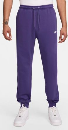 Nike Club Fleece Joggers in Wild Grape/White at Nordstrom, Size X-Large