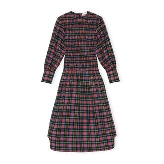 Ganni Dames, Jurken, Veelkleurig, Maat: XS Katoen