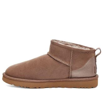 UGG (WMNS) UGG Classic Novelty Ultra Mini Metallic Brown 1119484-CRBO