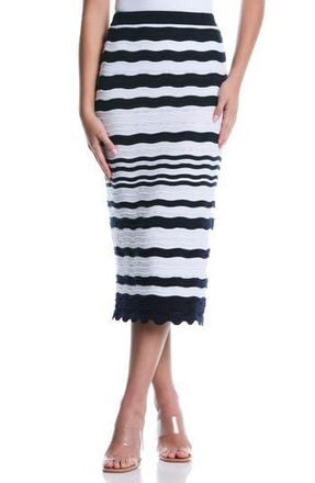 Shelli Segal Mermaid Body-Con Sweater Skirt in Peacoat at Nordstrom Rack, Size X-Large