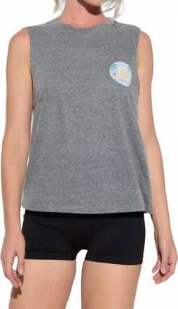 Spiritual Gangster Paradise Vibe Tank In Heather Grey