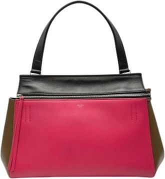 Celine Pre-owned Edge Bag - Dames - Vintage Handtas - Roze - ONE Size - Leer - Vintage