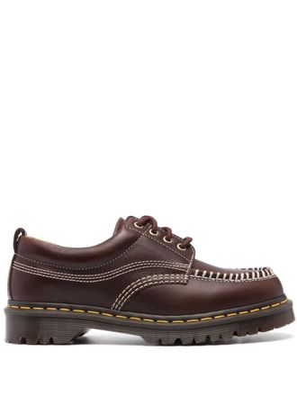 Dr. Martens Lowell Derby shoes - men - Calf Leather/Fabric/Calf Leather/Rubber - 6.5 - Brown