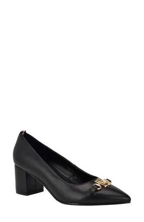 Tommy Hilfiger Nanya Pointed Toe Pump in Black at Nordstrom, Size 5.5