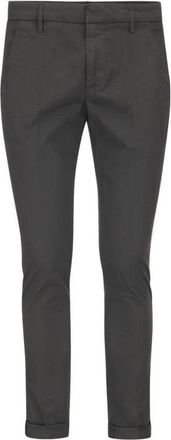 Dondup Gaubert Slim-Fit Chinos - Heren - Chinos - Grijs - W31 - Leer - Broeken