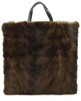 Loewe Fur Tote (Authentic Pre-Loved)