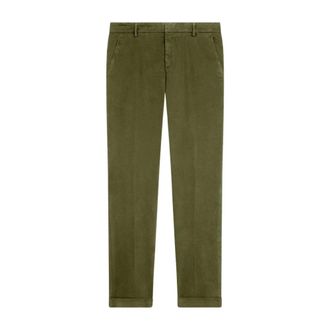 Dondup Chinos, male, Green, Size: W30 Gaubert Slim Trousers