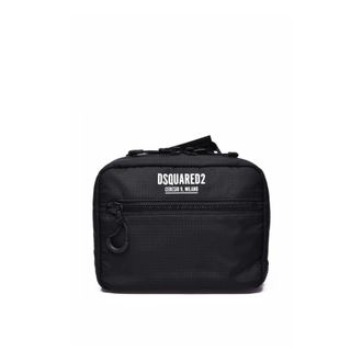 Dsquared2 Heren, Tassen, Zwart, Maat: ONE Size Nylon