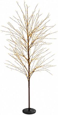 BIZZOTTO &Aacute;rbol de navidad 120 cm, 600 micro-led, &oslash; 65 cm, marr&oacute;n