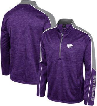 Colosseum Mens Colosseum Purple Kansas State Wildcats Marled Half-Zip Jacket at Nordstrom, Size Medium
