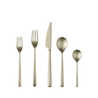 Mepra Linea Flatware Set - 20 Pieces in Ice Champagne at Nordstrom