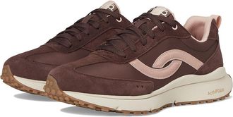 Rykä Jetsetter Sneakers Womens Shoes Chicory Brown/Pink : 8.5 B - Medium, Synthetic/Textile