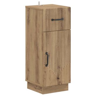 vidaXL Armario De Almacenamiento Para Ba&ntilde;o Hoorn Roble Artisan Vidaxl