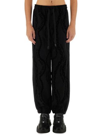 Versace Jeans Couture All Over Chain Jogging Pants