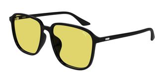 Puma PU0525SA Asian Fit 002 Mens Sunglasses Black Size 58 - Free RX Lenses - Free RX Lenses