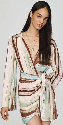 En Saison Lana Wrap Mini Dress