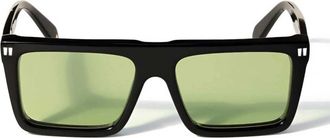 Off-white Sunglasses Ow1045 1050 Bridgeport Black/Green Unisex