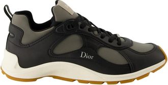 Dior Mile Sneaker - Heren - Sneakers - Zwart - 41 1/2 EU - Leer - Schoenen