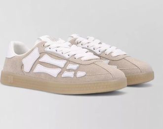 Amiri pacific bones low-top sneakers with rubber sole